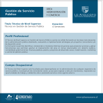 gestion de servicio publico - Instituto Profesional La Araucana