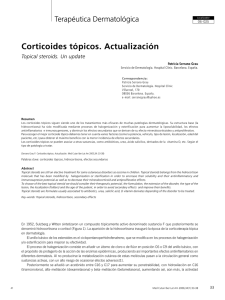 Corticoides tópicos. Actualización