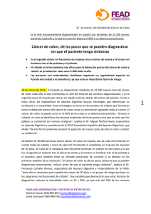 Nota de Prensa - Fundaci&oacute;n Espa&ntilde;ola del Aparato Digestivo