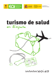 “Turismo de Salud en España”, 2013