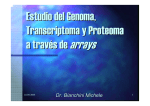 Estudio del Genoma, Transcriptoma y Proteoma a