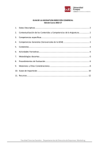 Dirección Comercial - Universidad Europea