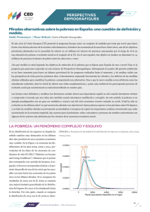 Miradas alternativas sobre la pobreza en España