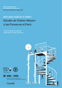 Estudio de Clúster Minero y las Pymes en el Perú