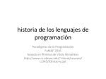 historia de los lenguajes de programación