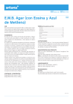 EMB Agar (con Eosina y Azul de Metileno)