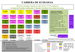 Ecología - Pontificia Universidad Javeriana