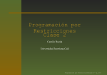 Programación por Restricciones Clase 2