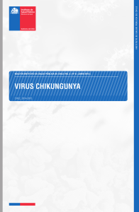 virus chikungunya - Instituto de Salud Pública de Chile