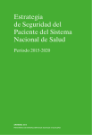 Estrategia de Seguridad del Paciente del Sistema Nacional de Salud