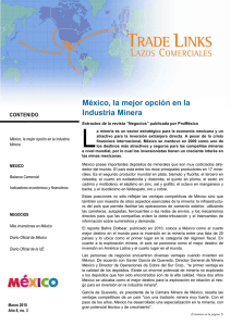 México, la mejor opción en la Industria Minera