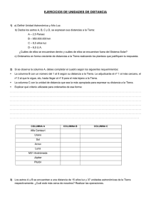 Evaluación de distancias en el universo