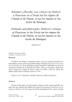 Soledad y filosofía. Las críticas de Diderot a Rousseau en el Essai