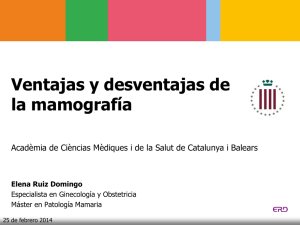 Ventajas y desventajas de la mamografía