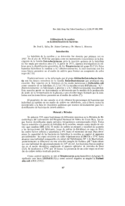 UTILlZACION DE LA ESCULlNA EN LA IDENTIFICACION