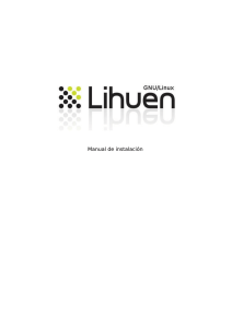 Manual de instalación - Lihuen