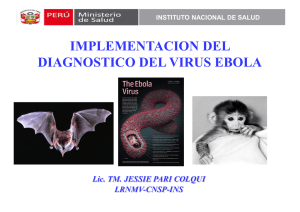 El virus del Ebola - Instituto Nacional de Salud