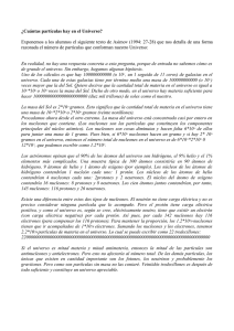 ¿Cuántas partículas hay en el Universo? Exponemos a los alumnos