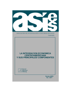 La integración económica centroamericana y sus principales
