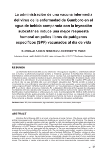 La administraci&oacute;n de una vacuna intermedia del virus de la