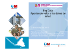 Big Data Aportando valor a los datos de Aportando valor a