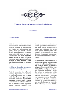 Turquía, Europa y la persecución de cristianos