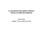 La economía del salario mínimo - Consejo Económico y Social de la