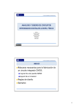 Máscaras necesarias para la fabricación de un circuito integrado