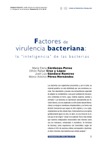 Factores de virulencia bacteriana