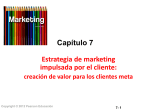 Capítulo 7 Estrategia de marketing impulsada por el cliente: