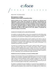 Desafíos futuros para la economía china