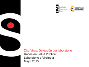 Virus Zika: Detección por laboratorio