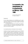 La economía y las modalidades de la urbanización en México: 1940