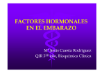 FACTORES HORMONALES EN EL EMBARAZO