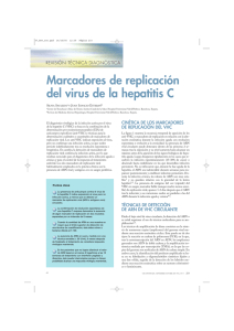 Marcadores de replicación del virus de la hepatitis C