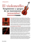 El violoncello: Surgimiento y apogeo de un instrumento