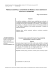 Política económica y crecimiento en México: cinco sexenios en
