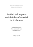 Análisis del impacto social de la enfermedad de Alzheimer