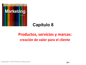 Capítulo 8 Productos, servicios y marcas