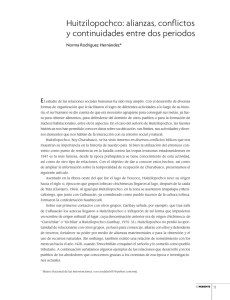 Huitzilopochco: alianzas, conflictos y continuidades
