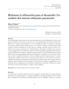Reformar la tributación para el desarrollo: Un análisis del