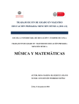 música y matemáticas