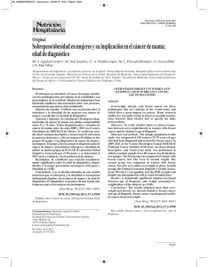 Sobrepeso/obesidad en mujeres y su implicación en el cáncer de