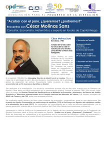 Encuentros con César Molinas Sans
