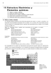 Tema 15. Estructura electrónica y elementos químicos