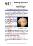 Plutón y los confines del sistema solar