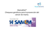 MamaRisk, un test genético para la prevención de cáncer de mama
