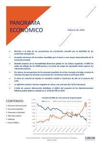 Panorama Económico - Febrero 2016