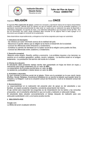 Religión 11º - Institución Educativa Eduardo Santos