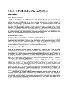 4 SQL (Structured Query Language)